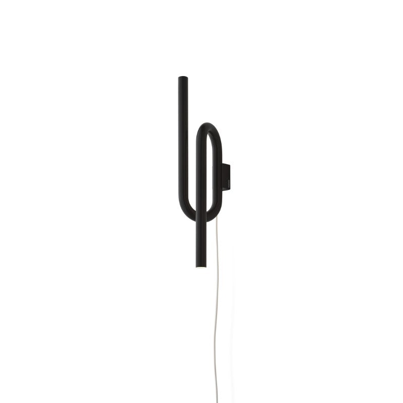 Foscarini Tobia Wandleuchte – Schwarz, mit Stecker