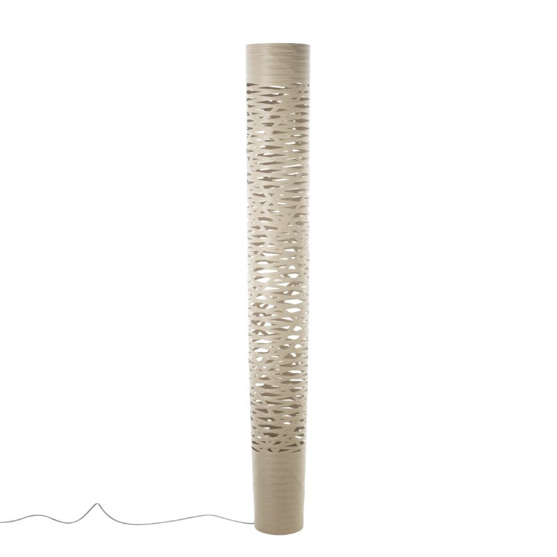Foscarini Tress Stehleuchte – Grande, Greige, Ein/Aus