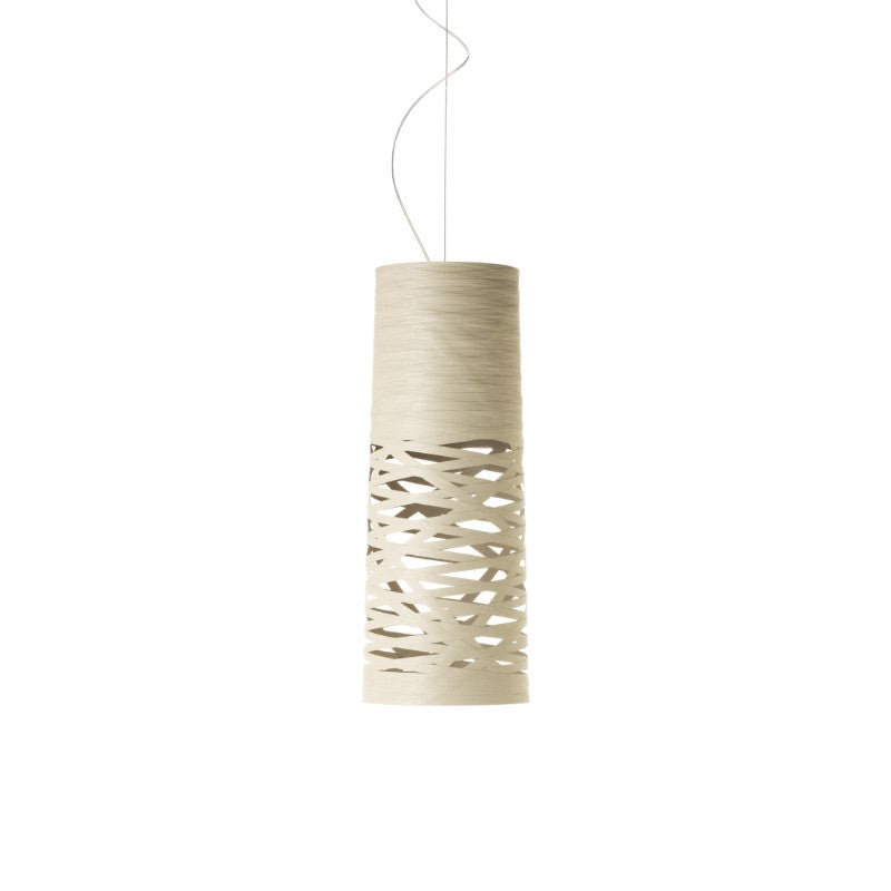 Foscarini Tress Pendelleuchte – Piccola, Greige, Standard