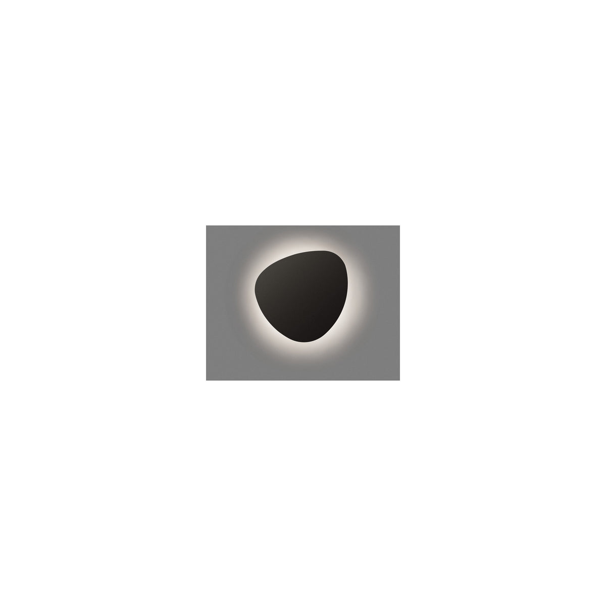 Bover Tria 05 Außen-Wandleuchte – Graphitbraun Metall Front
