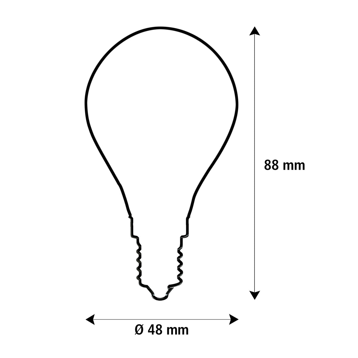 SEGULA LED Tropfenlampe – E14, 3,2 W, 2.700 K, dimmbar