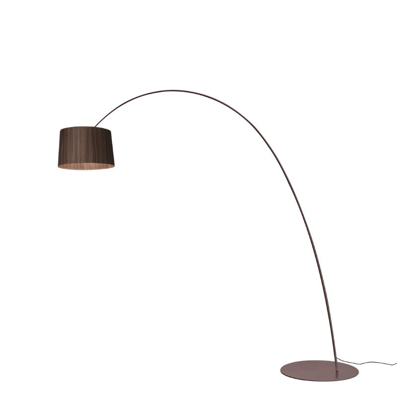 Foscarini Twiggy Elle Wood Stehleuchte – Burgund/Palisander, Tunable White
