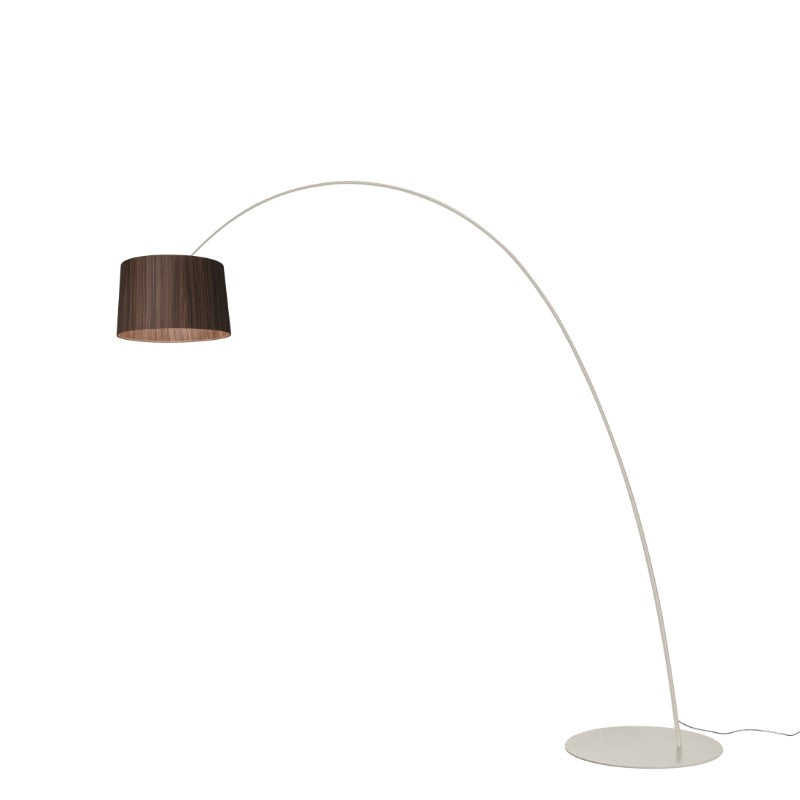 Foscarini Twiggy Elle Wood Stehleuchte – Greige/Palisander, Standard