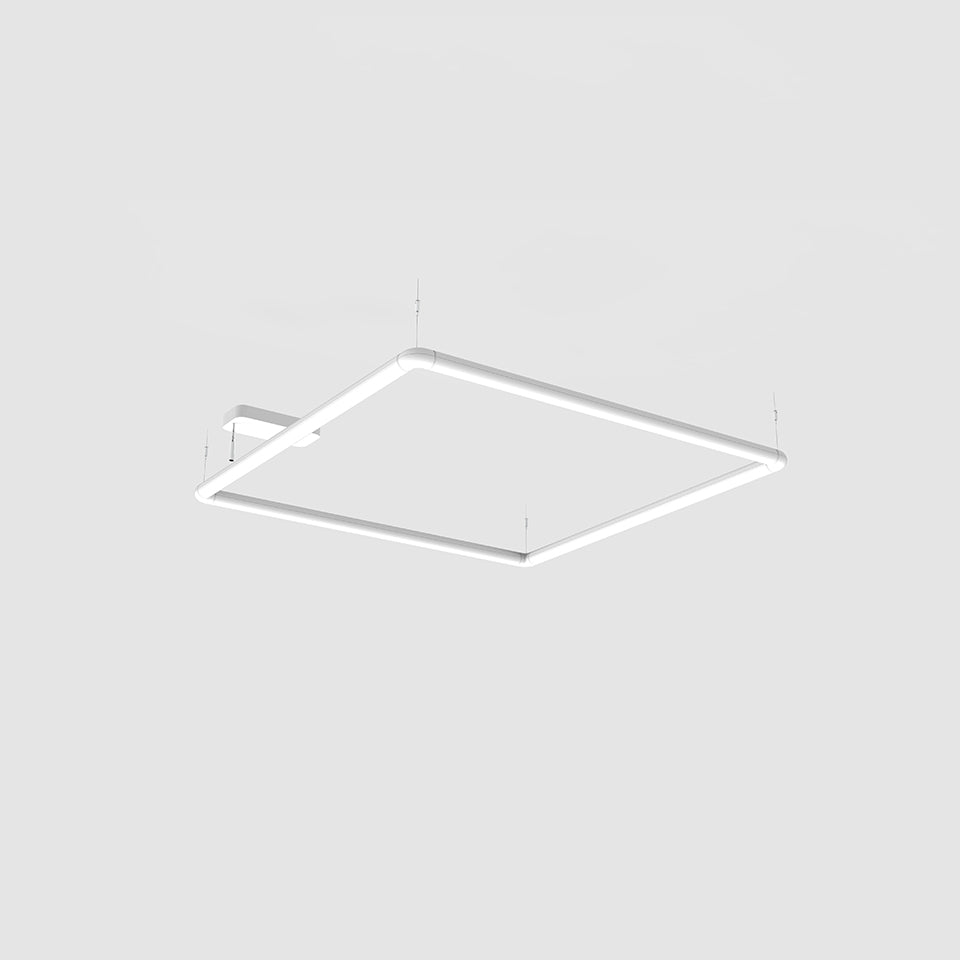Artemide Alphabet of Light Square-Rectangular Pendelleuchte – 120 Pendel – Weiß, App & Push