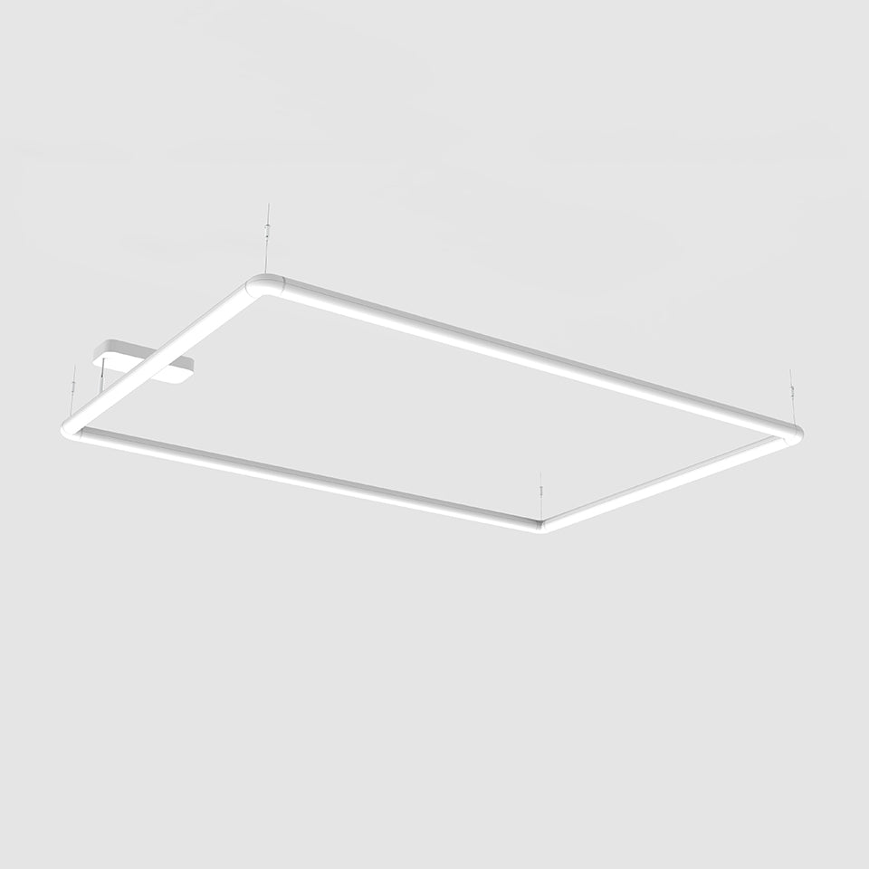 Artemide Alphabet of Light Square-Rectangular Pendelleuchte – Pendel – Weiß, App & Push