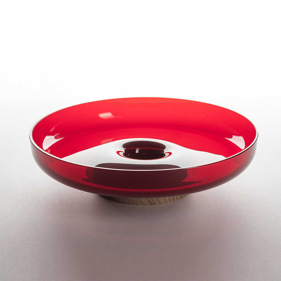 Artemide Bontà Tischleuchte – Base Red Plate, Rot