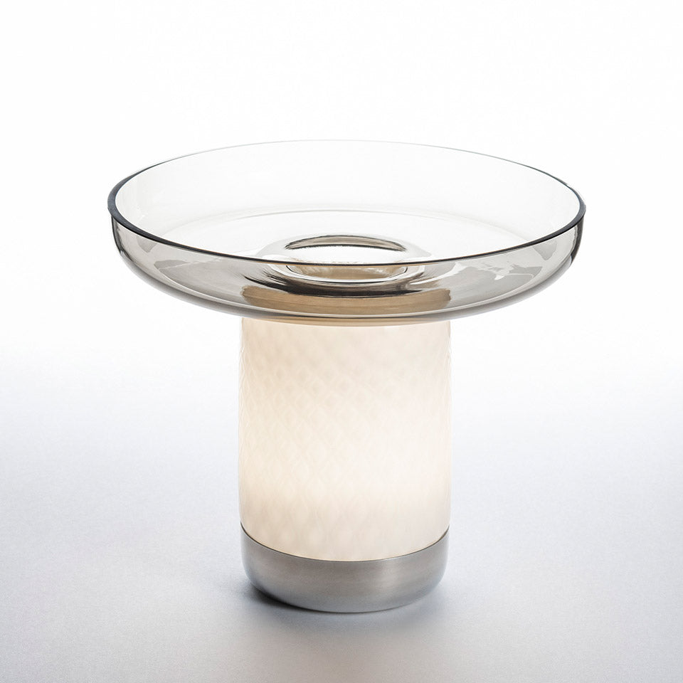 Artemide Bontà Tischleuchte – Plate, Grau