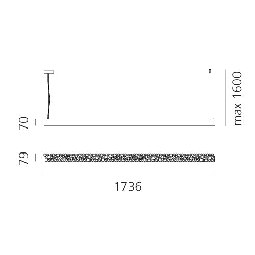 Artemide Calipso Linear System Deckenleuchte – Ansicht 6