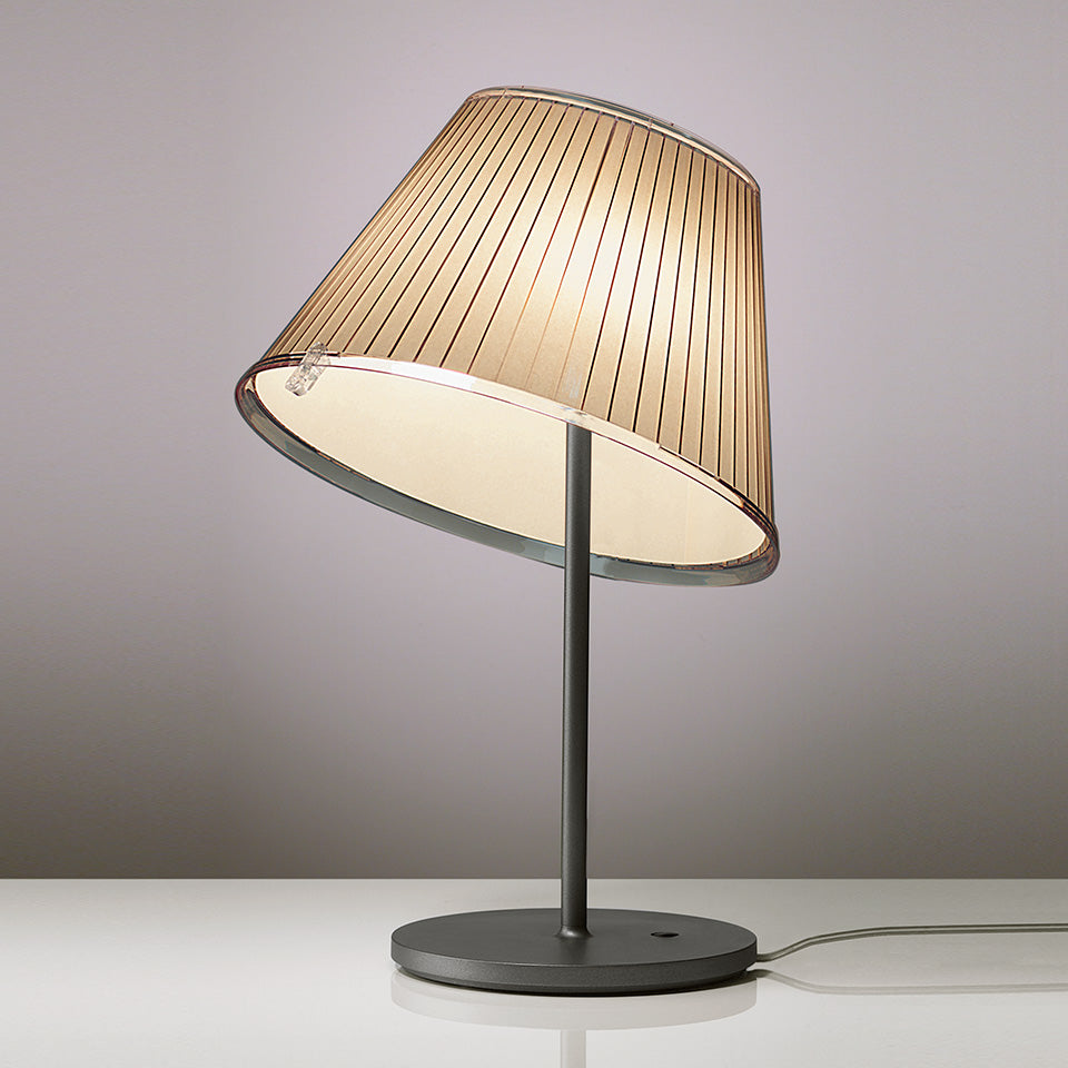 Artemide Choose Stehleuchte – Tisch, Pergament, Grau Anthrazit