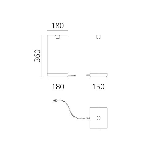 Artemide Curiosity Tischleuchte – Ansicht 1