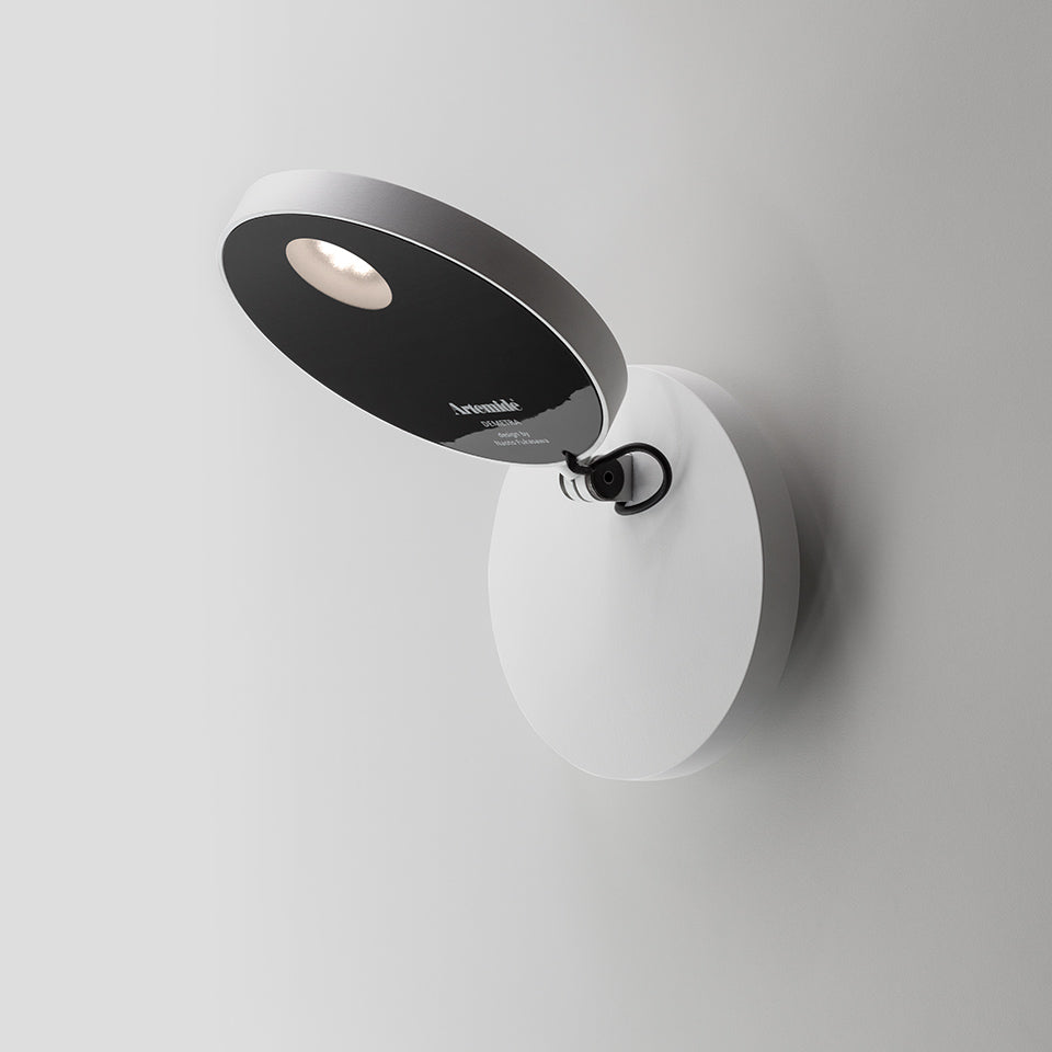 Artemide Demetra Faretto Wandleuchte – Weiß, 2700 K, Standard