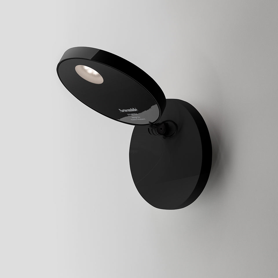 Artemide Demetra Faretto Wandleuchte – Schwarz matt, 2700 K, Standard