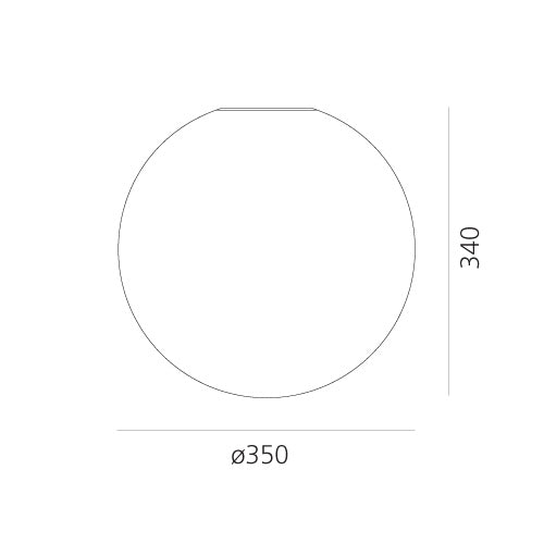 Artemide Dioscuri Wand-/Deckenleuchte – Ansicht 1