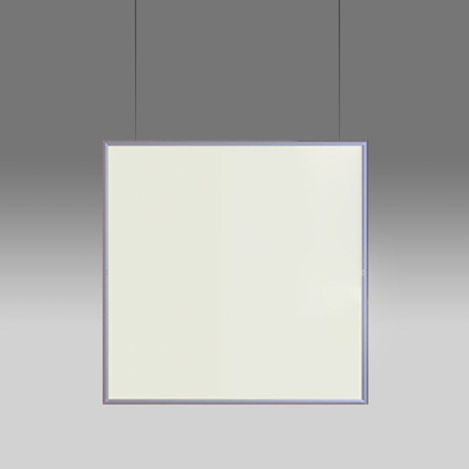 Artemide Discovery Space Pendelleuchte – quadratisch, Aluminium satiniert, Tunable White