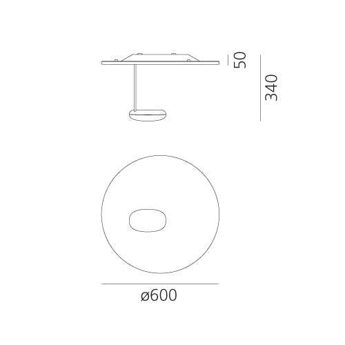 Artemide Droplet Mini Wandleuchte – Ansicht 1