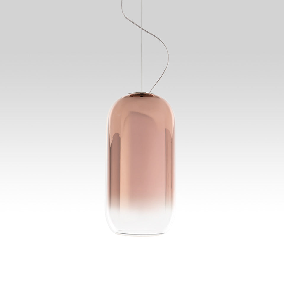 Artemide Gople Pendelleuchte – Standard, Schwarz, Kupfer, Standard