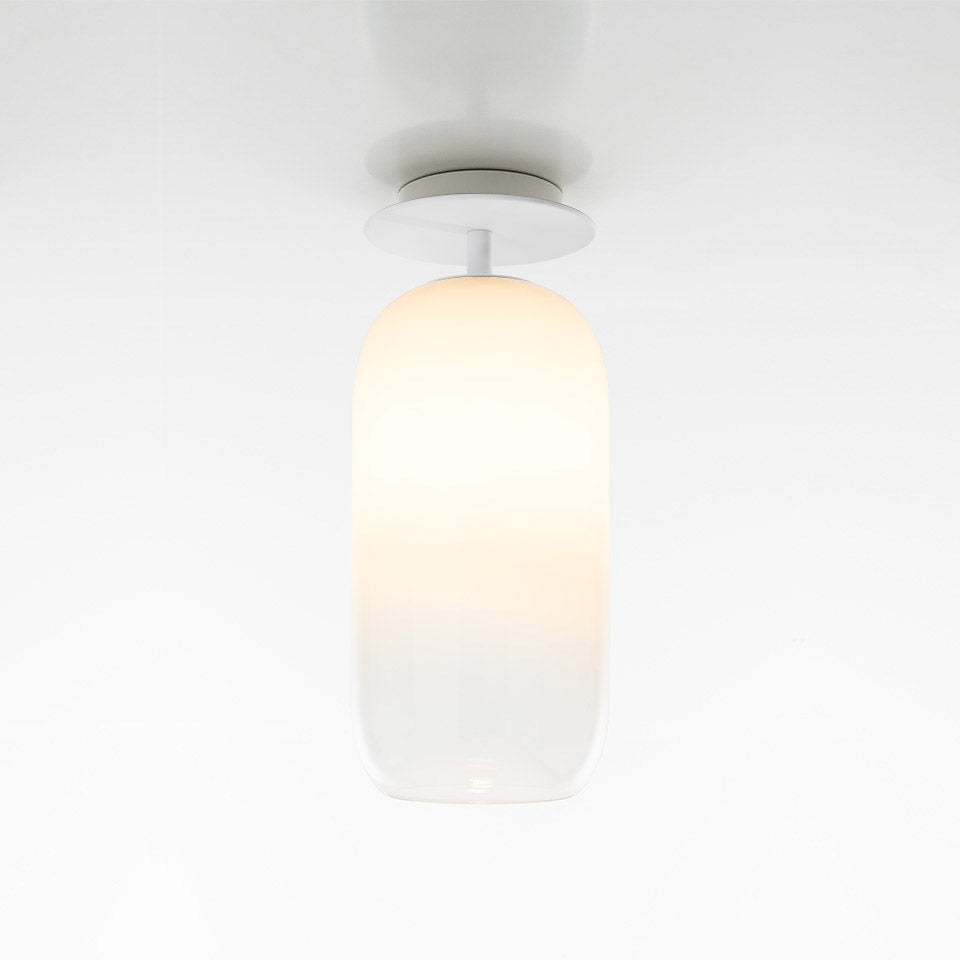 Artemide Gople Pendelleuchte – Decke, Weiß, Weiß, Standard