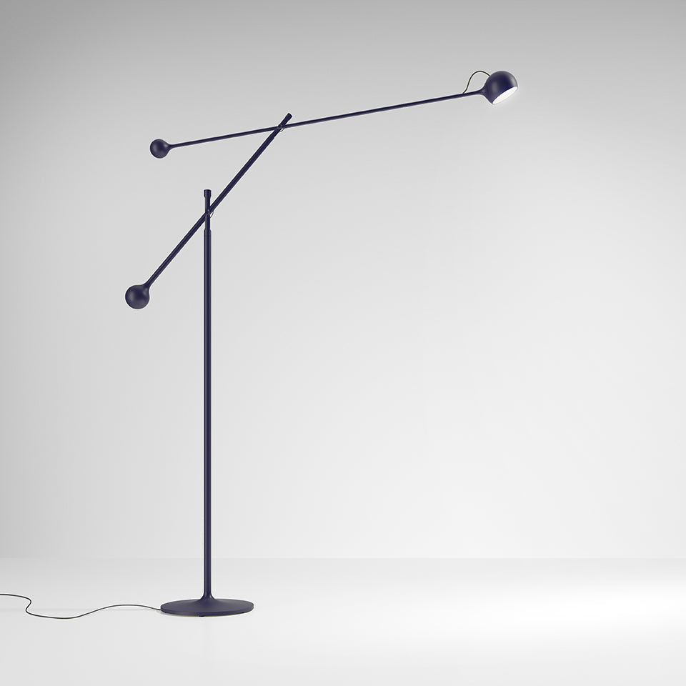 Artemide Ixa Wandleuchte – Boden – für Leuchtmittel, Blau, Standard
