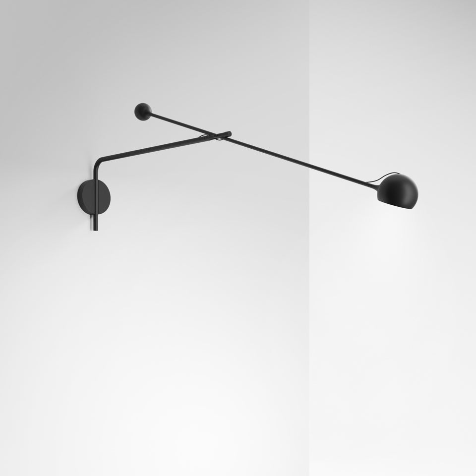 Artemide Ixa Wandleuchte – Arm Wand – für Leuchtmittel, Anthrazit, Standard