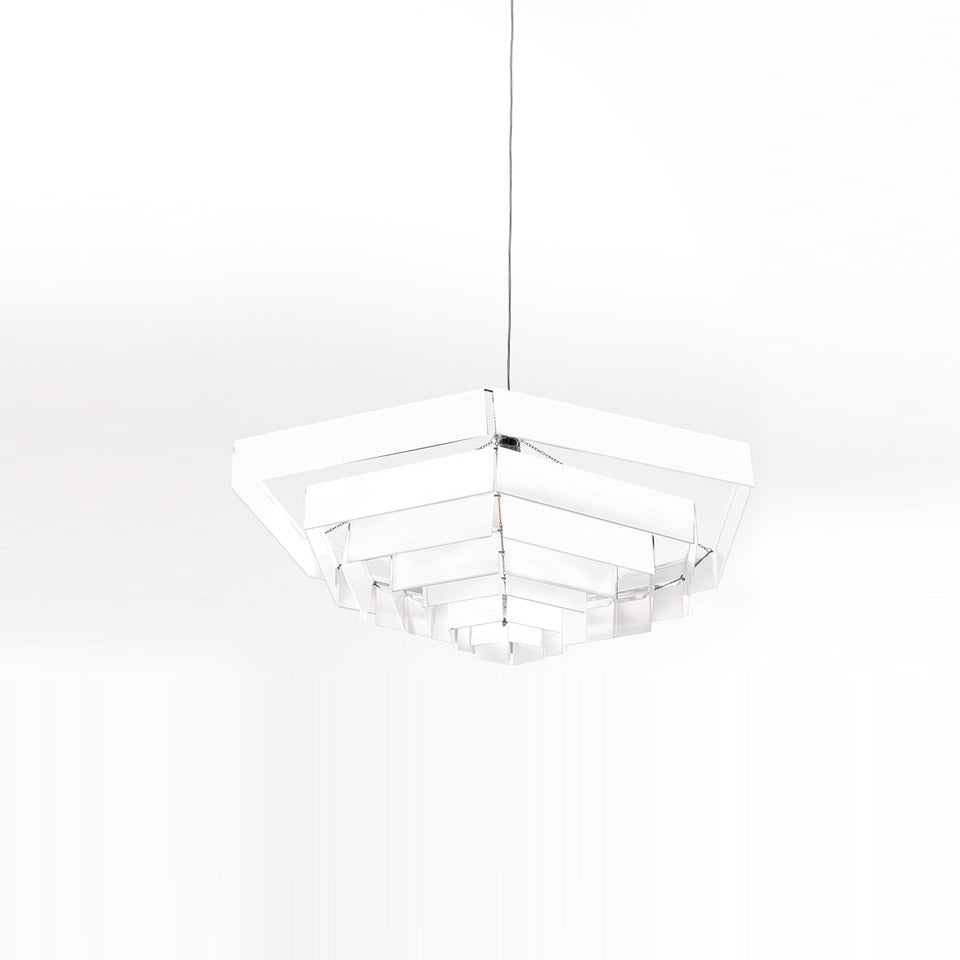 Artemide Lampada Esagonale Pendelleuchte – Standard, Weiß