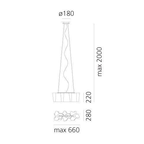 Artemide Logico 3 in linea Pendelleuchte – Ansicht 1