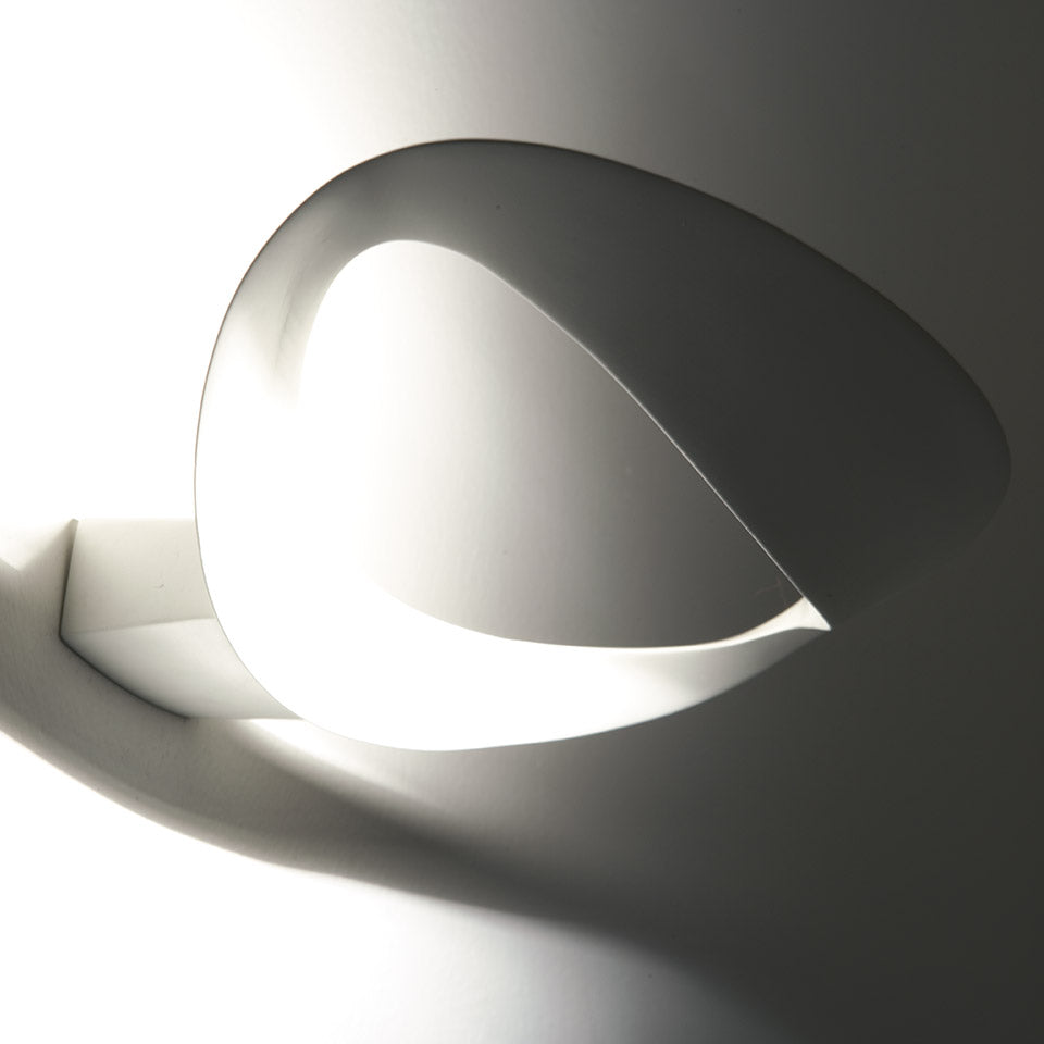 Artemide Mesmeri Wandleuchte – Weiß, für Leuchtmittel