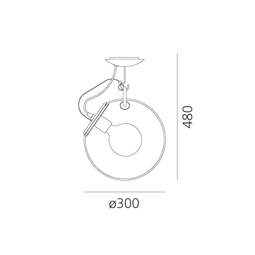 Artemide Miconos Deckenleuchte – Ansicht 1