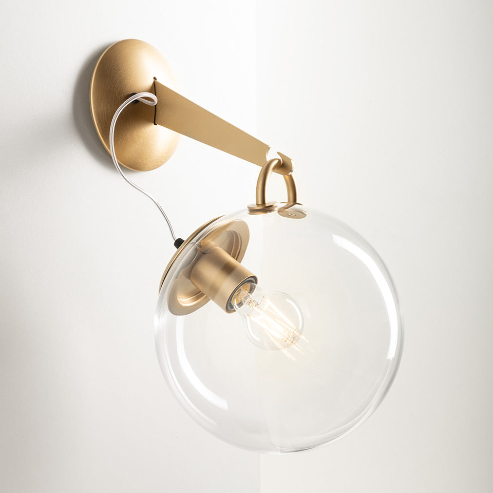 Artemide Miconos Deckenleuchte – Wand, Messing satiniert