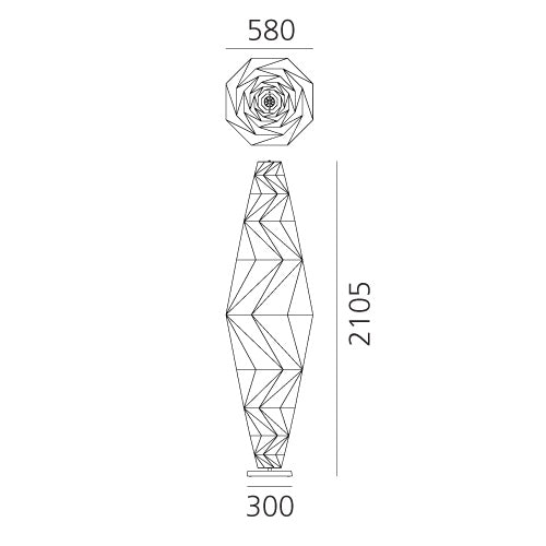 Artemide Minomushi Pendelleuchte – Ansicht 1