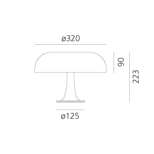 Artemide Nessino Tischleuchte – Flieder