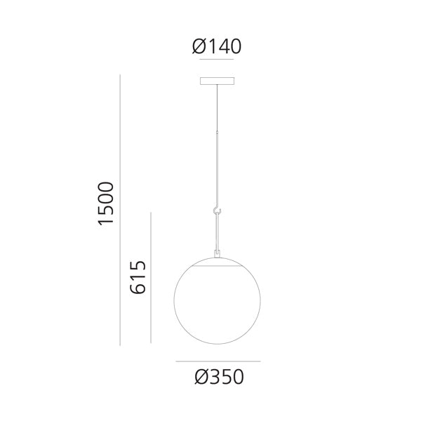 Artemide Nh Pendelleuchte – Ansicht 6