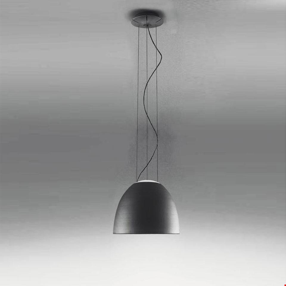 Artemide Nur Mini Deckenleuchte – Pendel, Anthrazitgrau, für Leuchtmittel