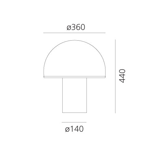 Artemide Onfale Tischleuchte – Ansicht 1