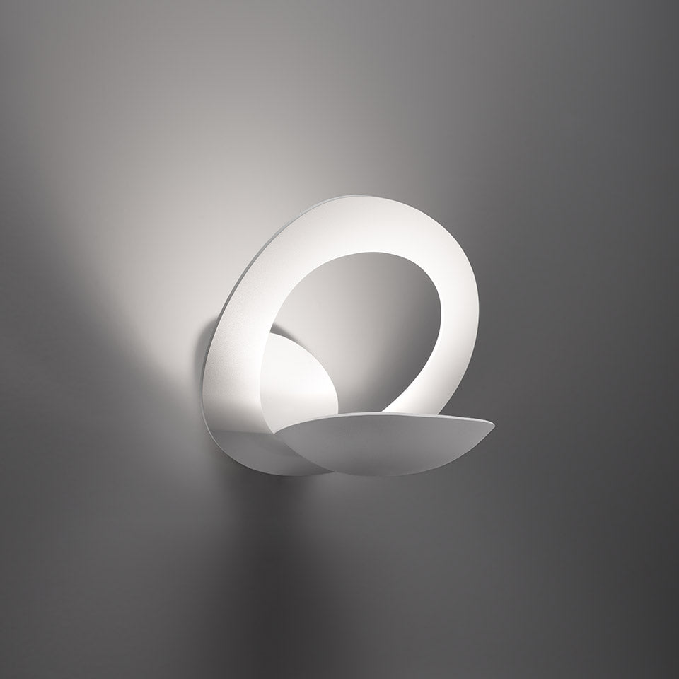 Artemide Pirce Wandleuchte – Weiß, für Leuchtmittel – Wand