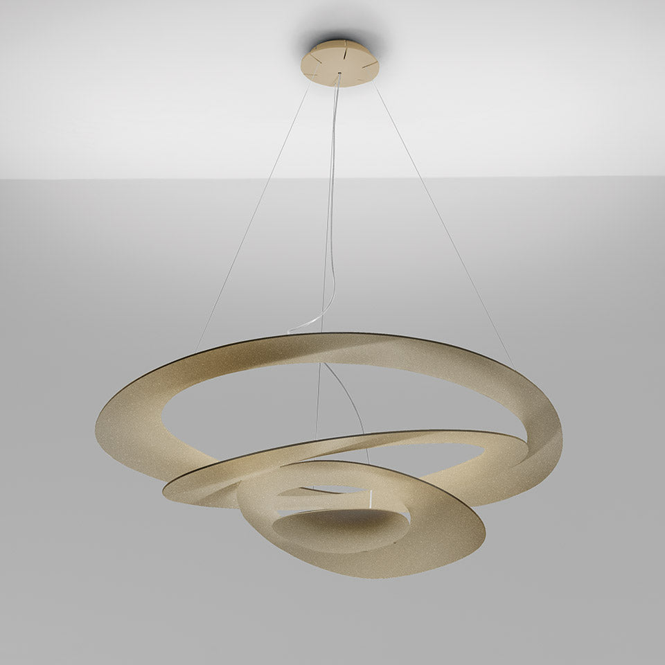 Artemide Pirce Pendelleuchte – Pendel, Gold, 3000 K