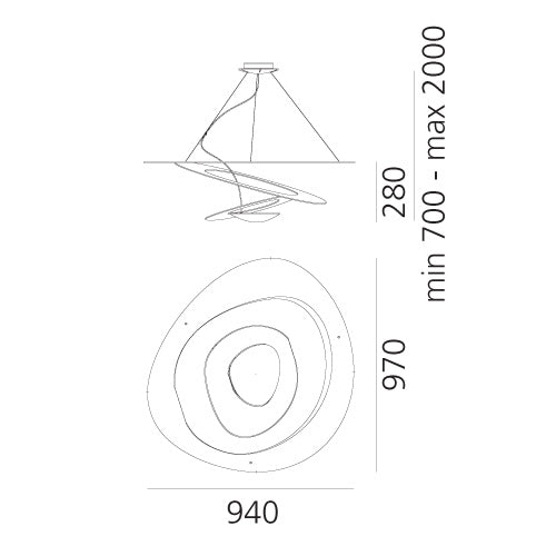 Artemide Pirce Pendelleuchte – Ansicht 2