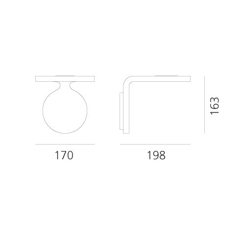 Artemide Rea Wandleuchte – Ansicht 2