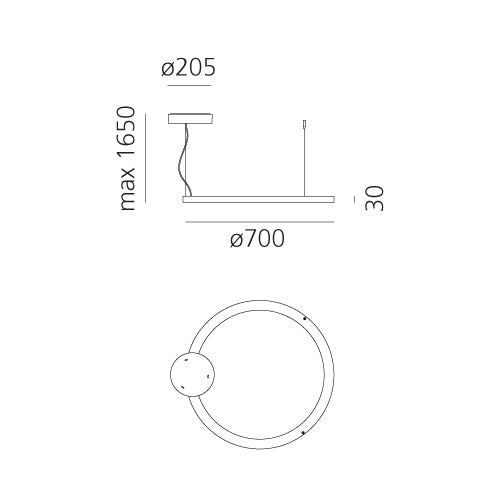 Artemide Ripple Pendelleuchte – Ansicht 3