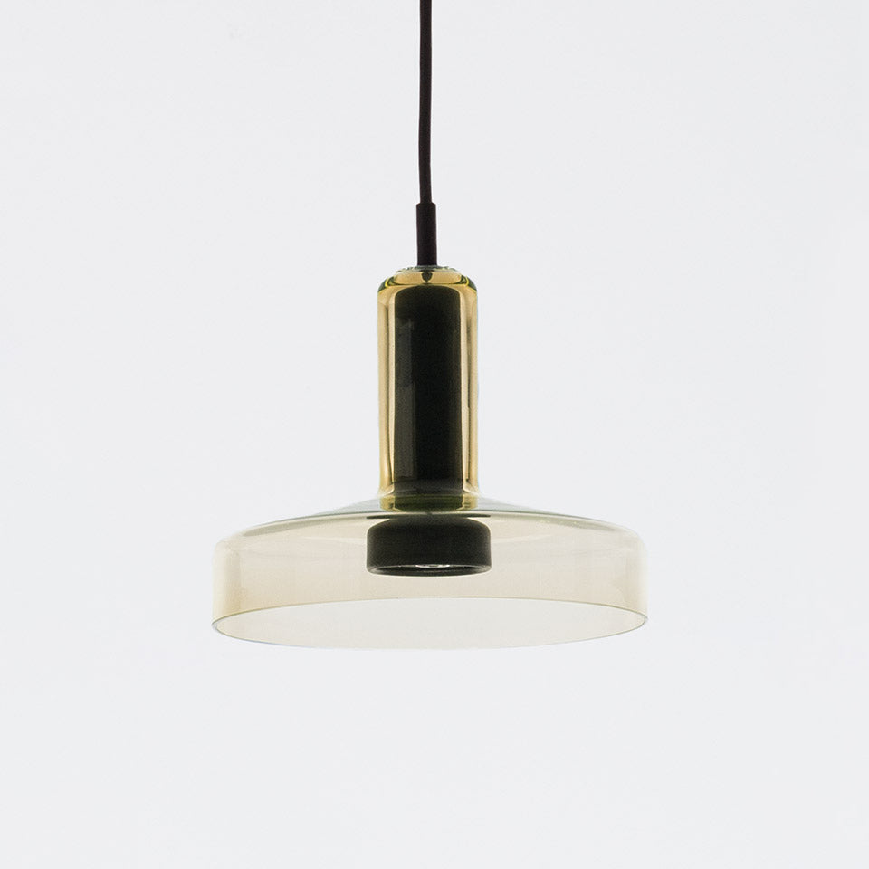 Artemide Stablight Pendelleuchte – "C", Bernsteingrün