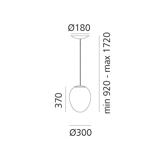 Artemide Stellar Nebula Pendelleuchte – Ansicht 3