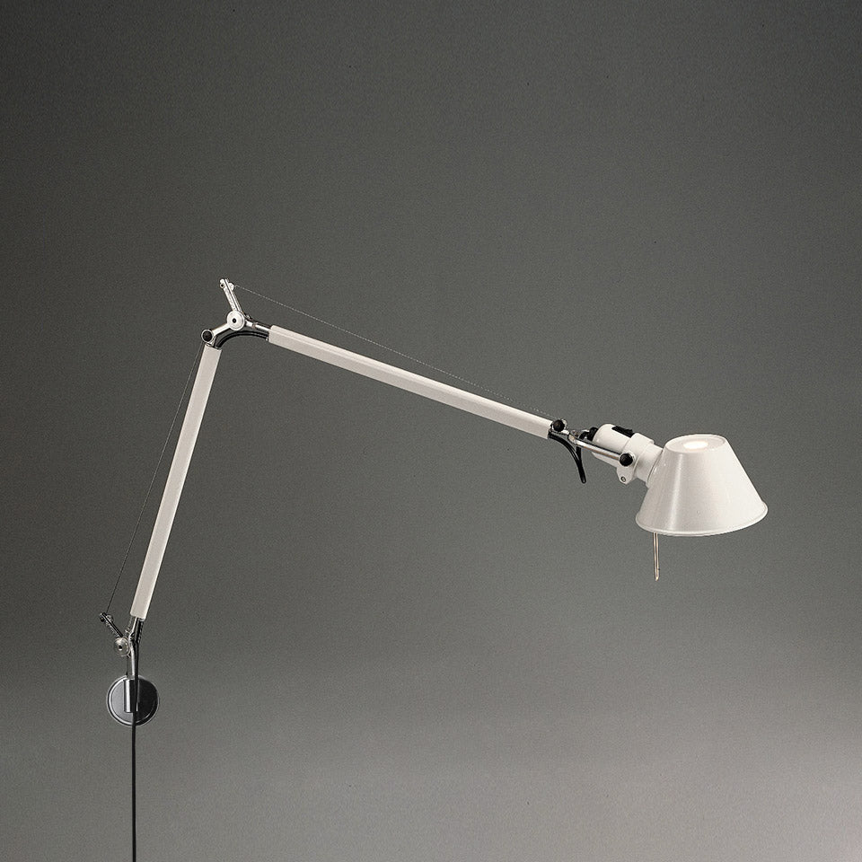 Artemide Tolomeo Mini Wandleuchte – Weiß, für Leuchtmittel