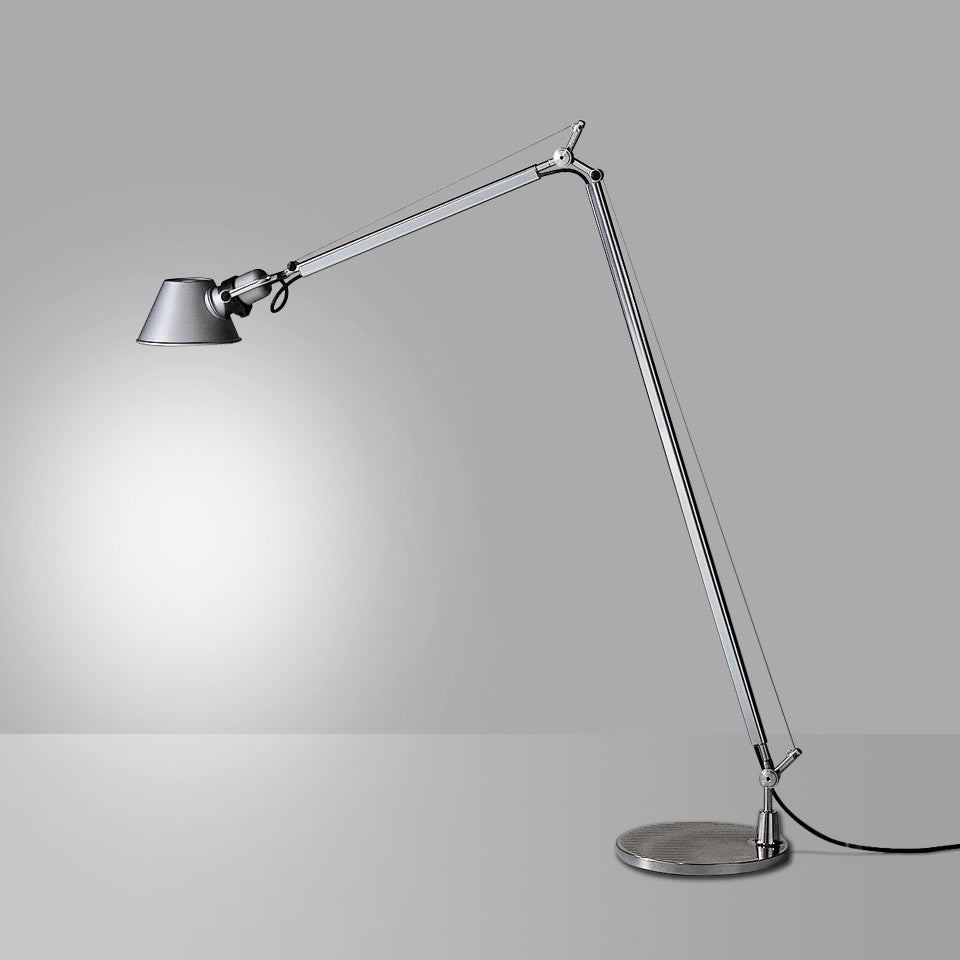 Artemide Tolomeo Stehleuchte – Lese, Aluminium, für Leuchtmittel
