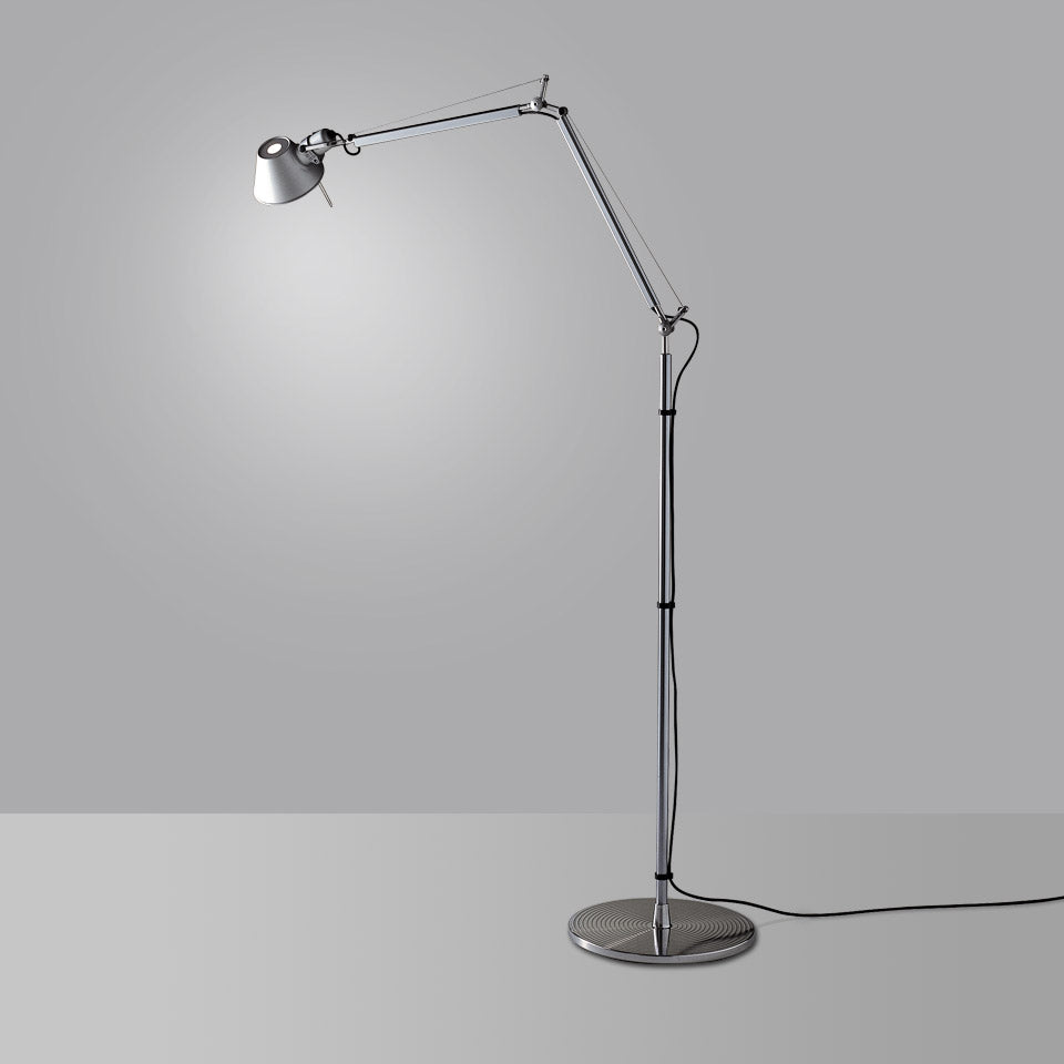 Artemide Tolomeo Stehleuchte – Standard, Aluminium, für Leuchtmittel
